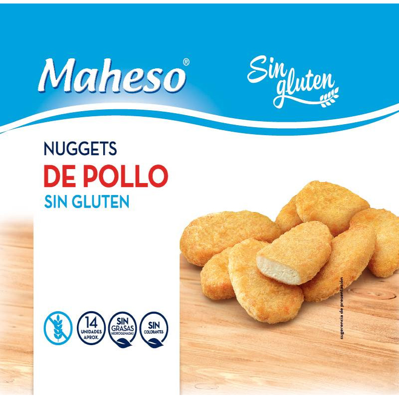 Nugget de Pollo sin Gluten 300gr.