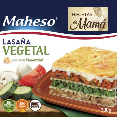 Lasaña Vegetal receta de mamá 300gr.