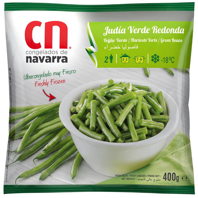 Judia verde redonda bolsa 400gr.