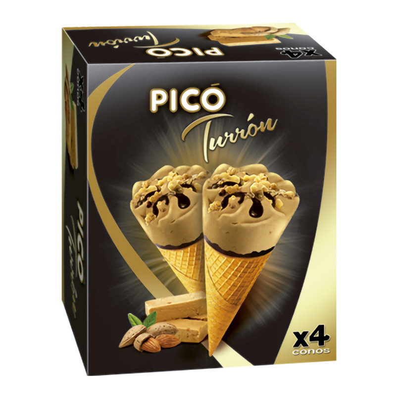 Cono Turrón Picó 4unds. Cono Turrón Picó 4unds.