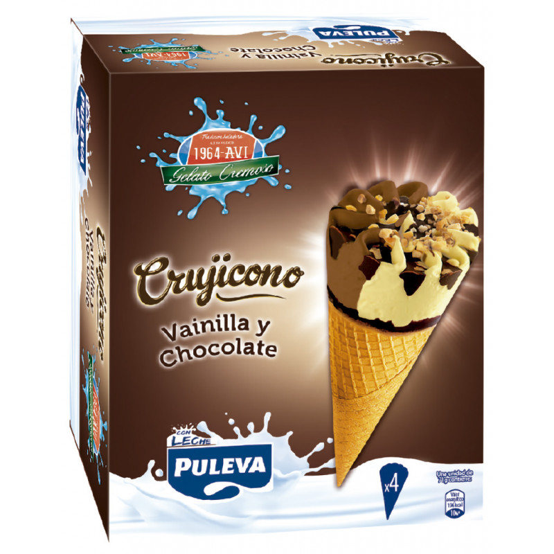Cono vainilla chocolate 4unds. Cono vainilla chocolate 4unds.