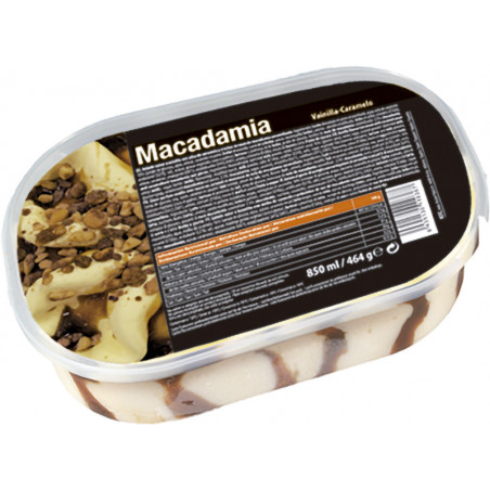 Tarrina Vainilla Nueces Macadamia 850ml.