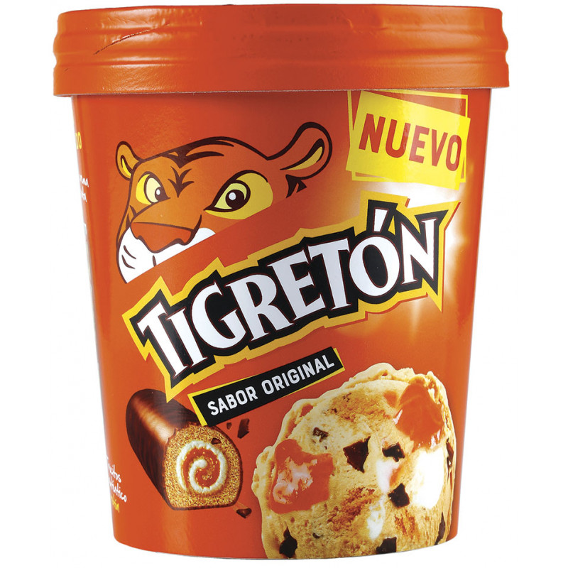 Helado Tigreton de Bimbo 500ml. Helado Tigreton de Bimbo 500ml.