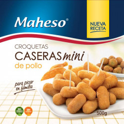 Mini croquetas caseras pollo bolsa 500gr.