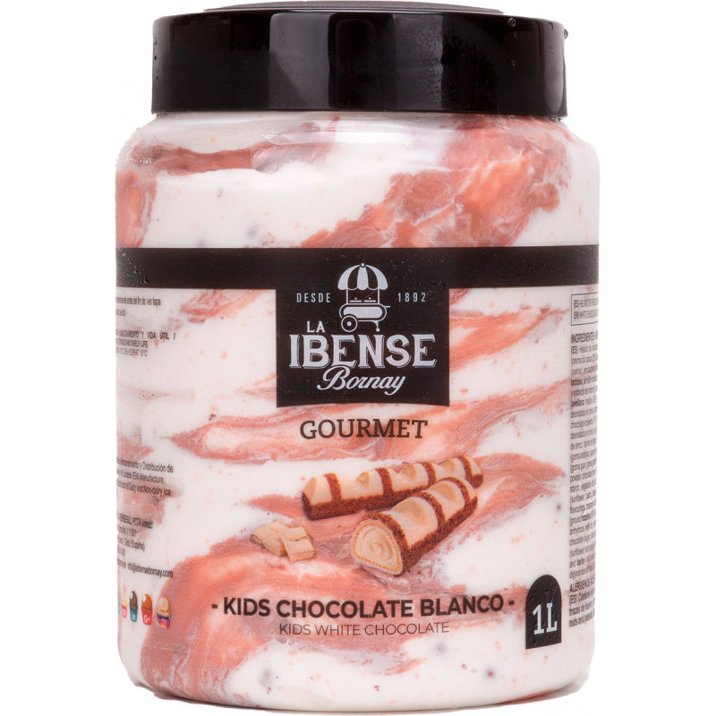 Bote Helado Kids Choco Blanco La Ibense Bote Helado Kids Choco Blanco La Ibense