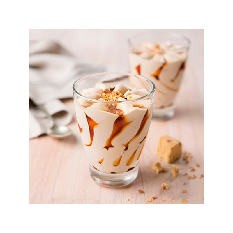 Copa Cristal Turrón helada Copa Cristal Turrón helada
