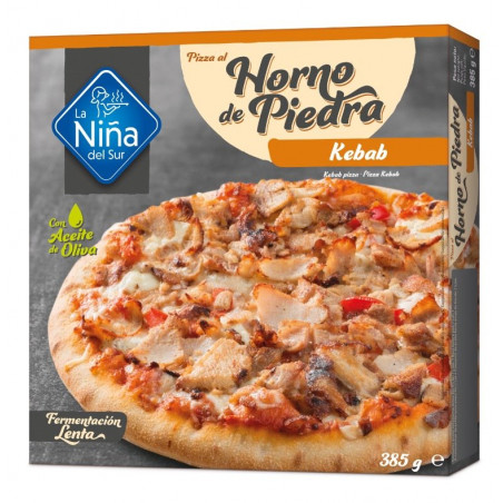 Pizza horno de piedra Kebab 400gr.