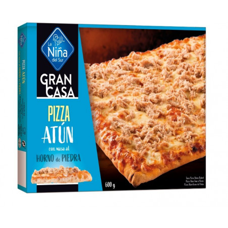Pizza rectangular Atún 600gr.